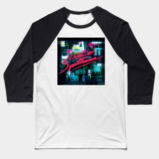 Listen to Synthwave - Shadows in the City Baseball T-Shirt